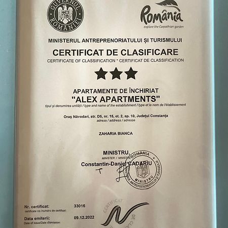 Alex Apartments Navodari Dış mekan fotoğraf